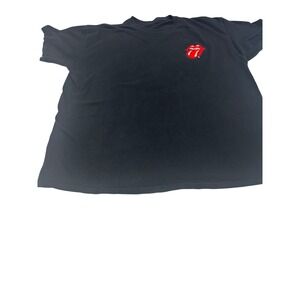 Rolling Stones Tongue Logo Black T Shirt Mens X Large (824)